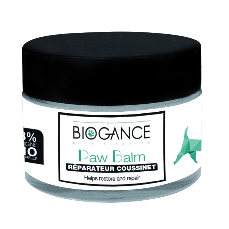 Натуральный био-бальзам для лап Biogance Paw Balm с пчелиным воском и маслом ши - 50 мл