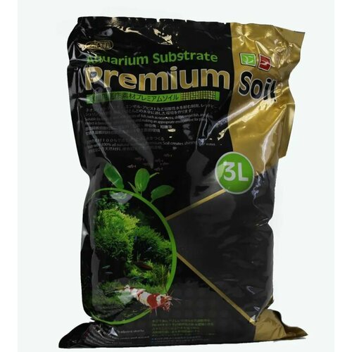 Субстрат для аквариумных растений и креветок премиум класса ISTA Premium Soil 3л, гранулы 3,5мм