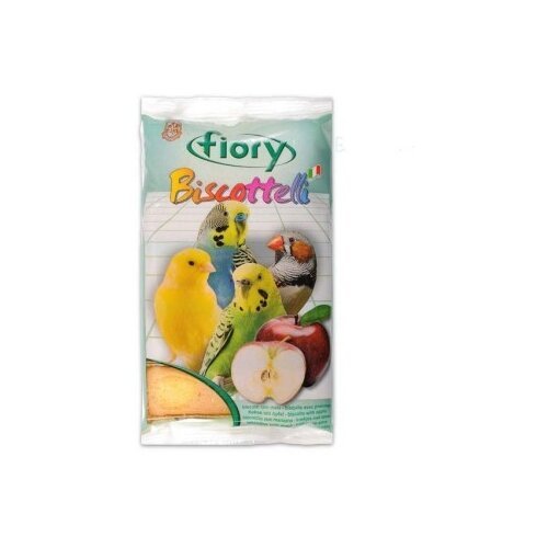 Лакомство Fiory Biscottelli бисквиты для птиц, с яблоком 35 г