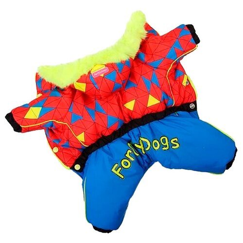 FOR MY DOGS комбинезон для собак красно/синий для мальчиков FW279-2015 M (8)
