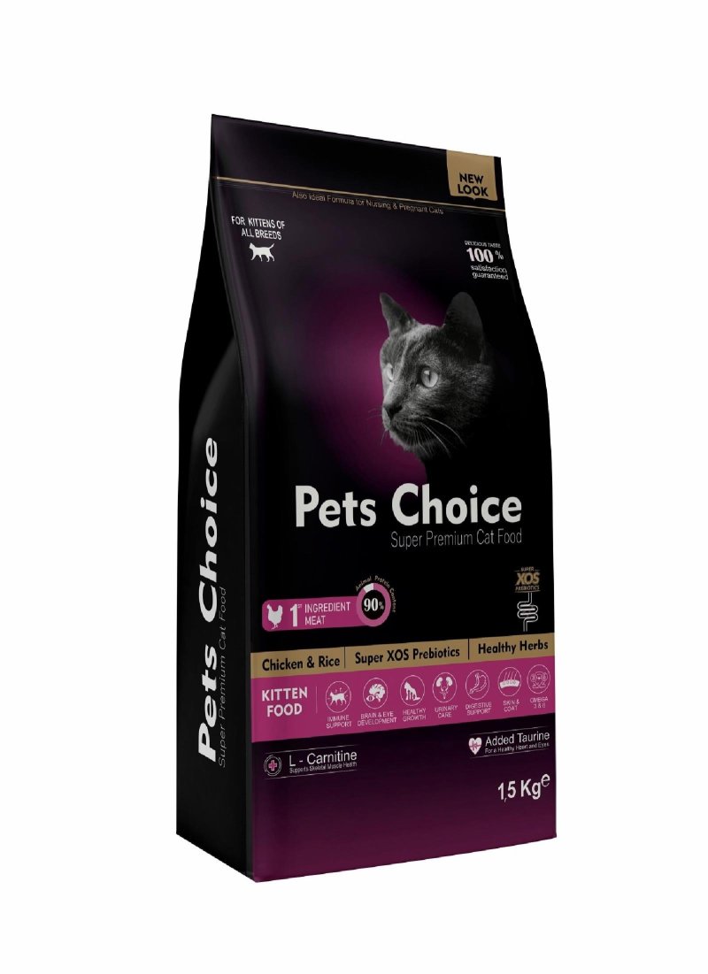 Pet's Choice Pet's Choice для котят с курицей 1,5 кг (1.5 кг)