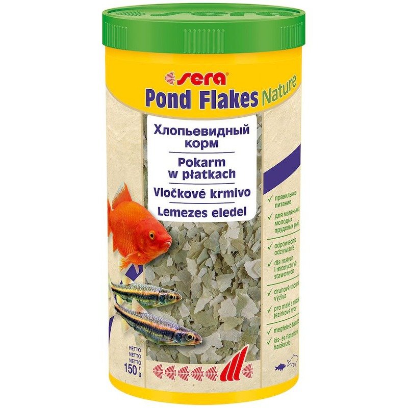 Sera Pond Flakes Корм для прудовых рыб - 1 л