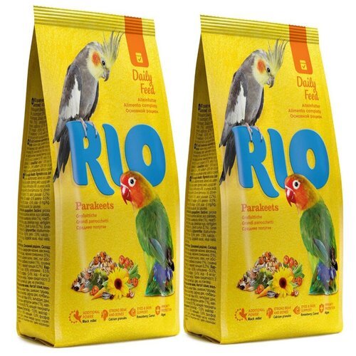 Корм Rio для средних попугаев 'Основной рацион', 500 гр х 2 упаковки