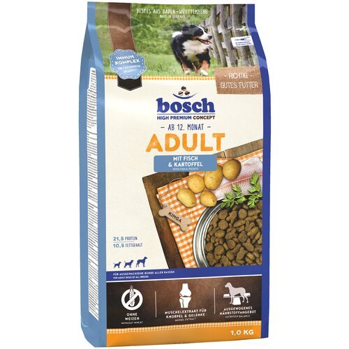 Сухой корм для собак Bosch Adult, при чувствительном пищеварении 1 кг