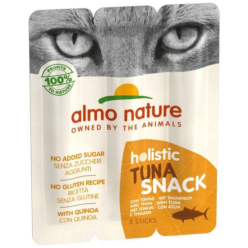 Лакомство для кошек Almo Nature Holistic Snack with, 5г х 3шт. в уп. 15 г тунец