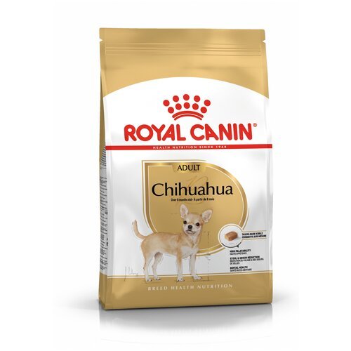 Корм сухой ROYAL CANIN полнорационный для взрослых собак породы чихуахуа в возрасте 8 месяцев и старше 500 г х 2 шт