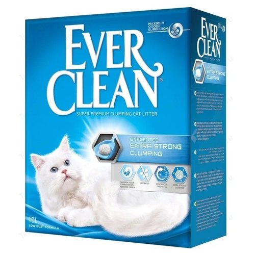 Комкующийся наполнитель Ever Clean Extra Strength Unscented, 10л, 1 шт.