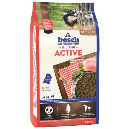 Сухой корм для собак Bosch Active, для активных животных 1 уп. х 1 шт. х 1 кг