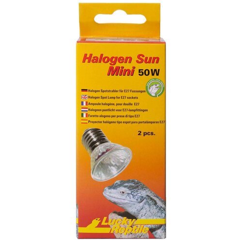 Лампа галогенная LUCKY REPTILE 'Halogen Sun Mini 50Вт, E27' (Германия)