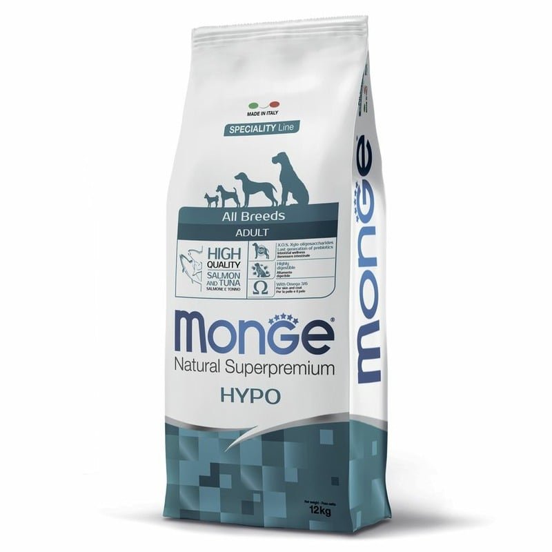 Monge Сухой корм Monge Dog Speciality Hypoallergenic для собак гипоаллергенный лосось с тунцом