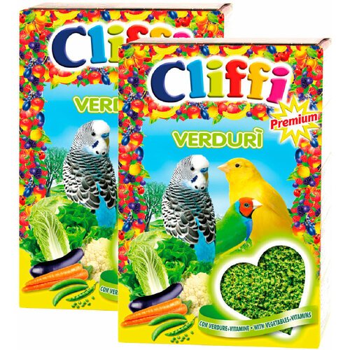 CLIFFI VERDURI корм для зерноядных птиц с яйцом и овощами (300 гр х 2 шт)