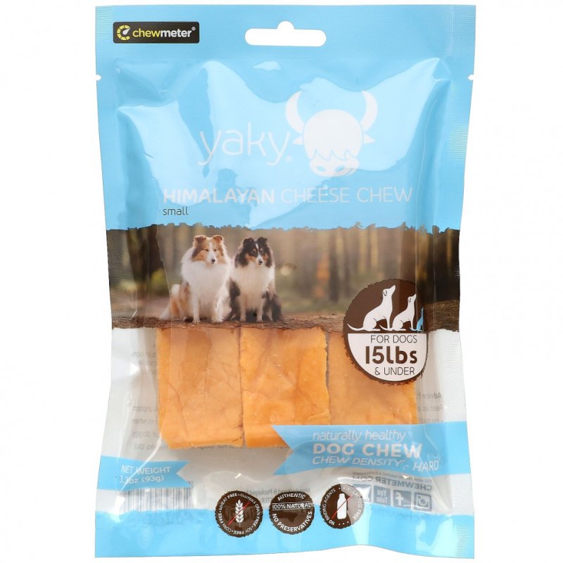 Himalayan Pet Supply, Yaky, жевательный гималайский сыр, твердый, для собак до 7 кг (15 фунтов), малый, 93 г (3,3 унции)