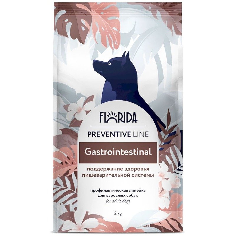 Florida Preventive Line Gastrointestinal полнорационный сухой корм для собак, поддержание здоровья пищеварительной системы - 1,5 кг