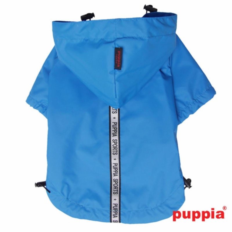 Puppia Puppia базовый плащ со светоотражающими лентами, голубой (5L)