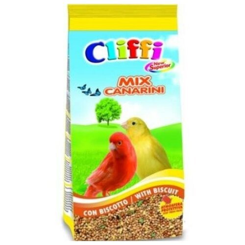 Cliffi Смесь отборных семян для канареек с бисквитом (New Superior Mix Canaries with biscuit) 1 кг