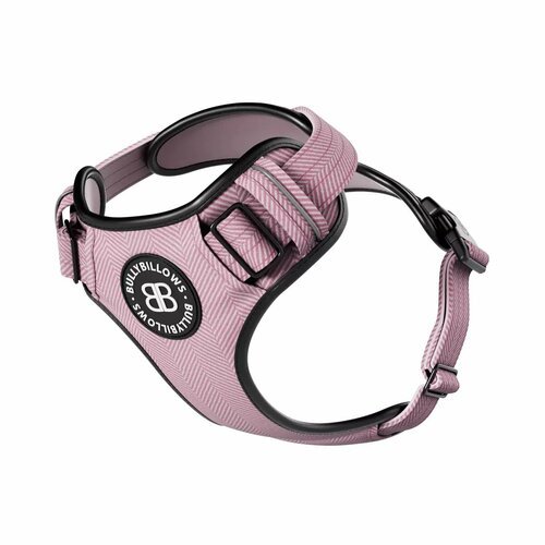 Шлейка Premium Dog Harness v2.0 TWEED BullyBillows (розовый / M)