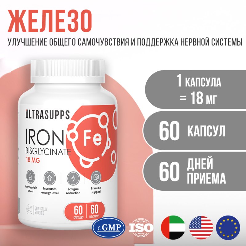 капсулы Ultrasupps ULT020694