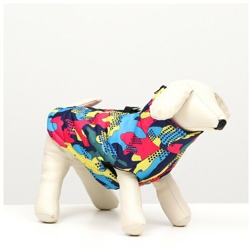 Куртка для собак 'Карнавал', размер L (ДС 35 ОГ 49, ОШ 33 см)