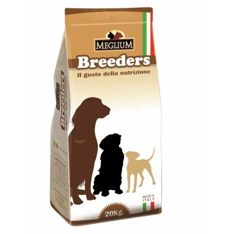 MEGLIUM Сухой корм Meglium Breeders Sensible для взрослых собак с чувствительным пищеварением с ягненком и рисом - 20 кг