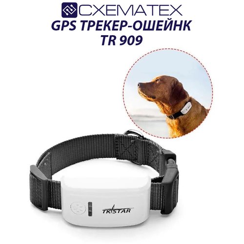 Ошейник для животных с GPS трекером TR 909