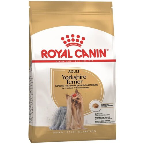 Сухой корм для собак породы йоркширский терьер Royal Canin Yorkshire Terrier Adult с птицей 1,5 кг.
