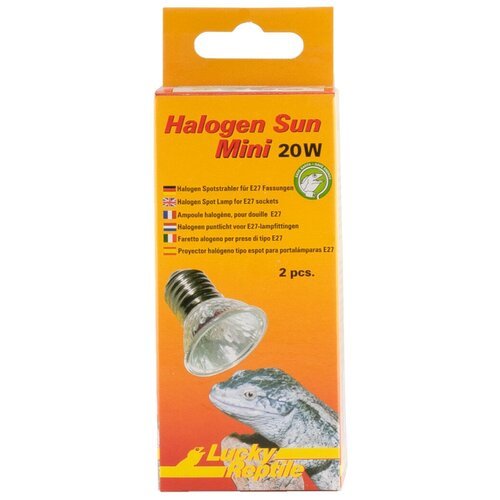 Лампа галогенная LUCKY REPTILE 'Halogen Sun Mini 20Вт, E27' (Германия)