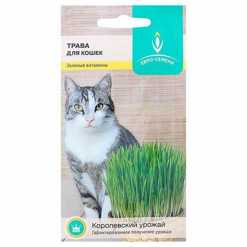 Семена Трава для кошек, 10 г (2 шт)