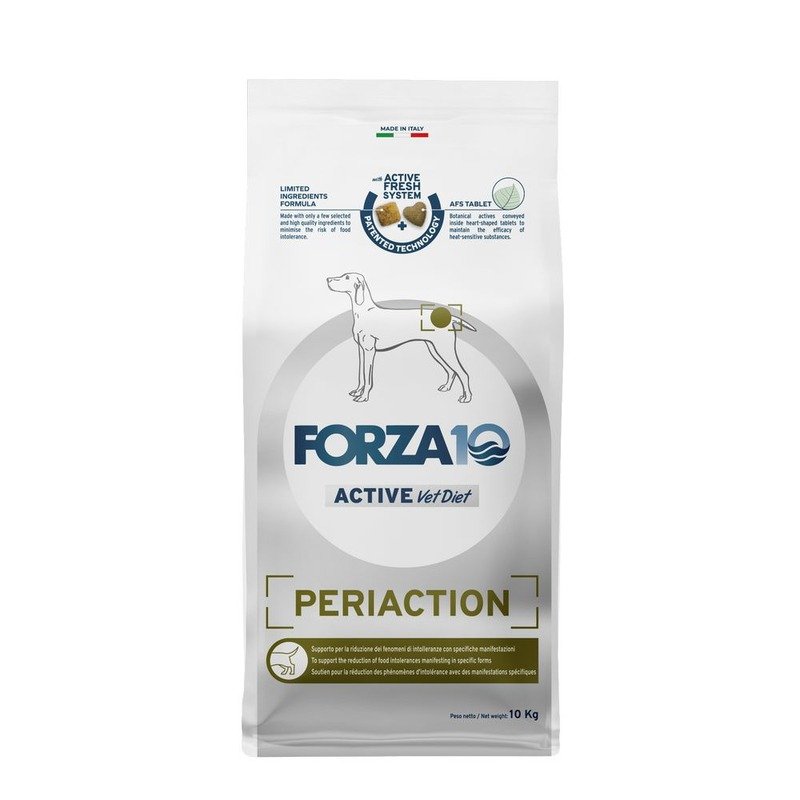 Forza10 Active VetDiet Periaction сухой корм для собак всех пород, с рыбой - 10 кг