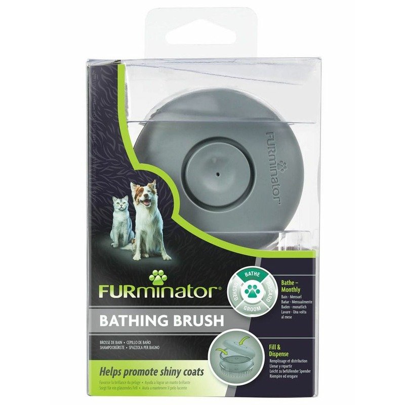 FURminator Bathing Brush щетка для купания для взрослых собак всех пород, кошек, грызунов и кроликов