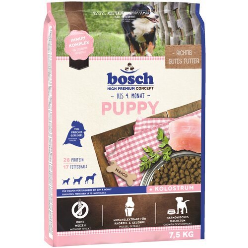 Сухой корм для щенков Bosch Puppy 1 уп. х 7.5 кг