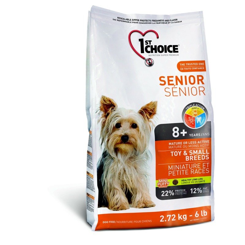 1st Choice Senior для пожилых собак миниатюрных и мелких пород с курицей - 2.72 кг