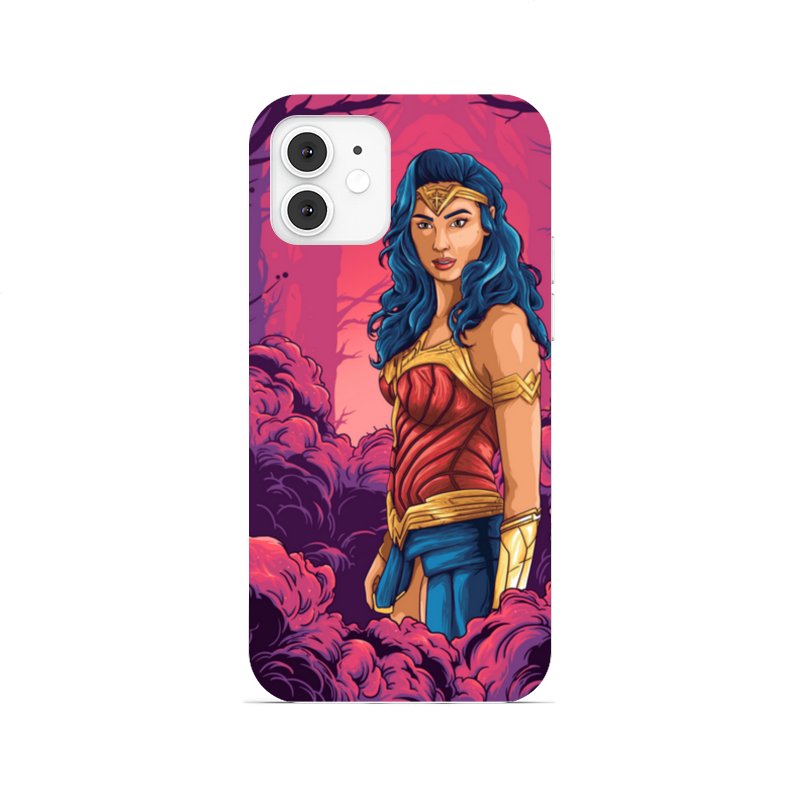 Printio Чехол для iPhone 12, объёмная печать Чудо-женщина / wonder woman