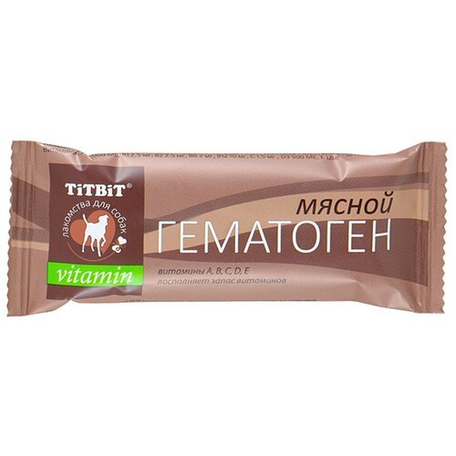TiTBiT Vitamin Лакомство для собак Гематоген мясной 35 г