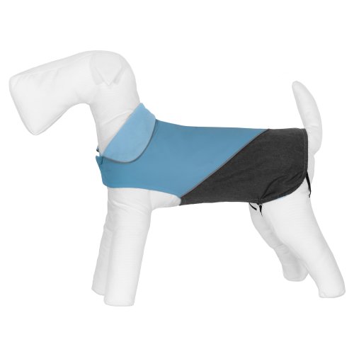 Tappi одежда Попона Блантдля собак голубая, размер M, спинка 34 см, лд22ос, 0,107 кг