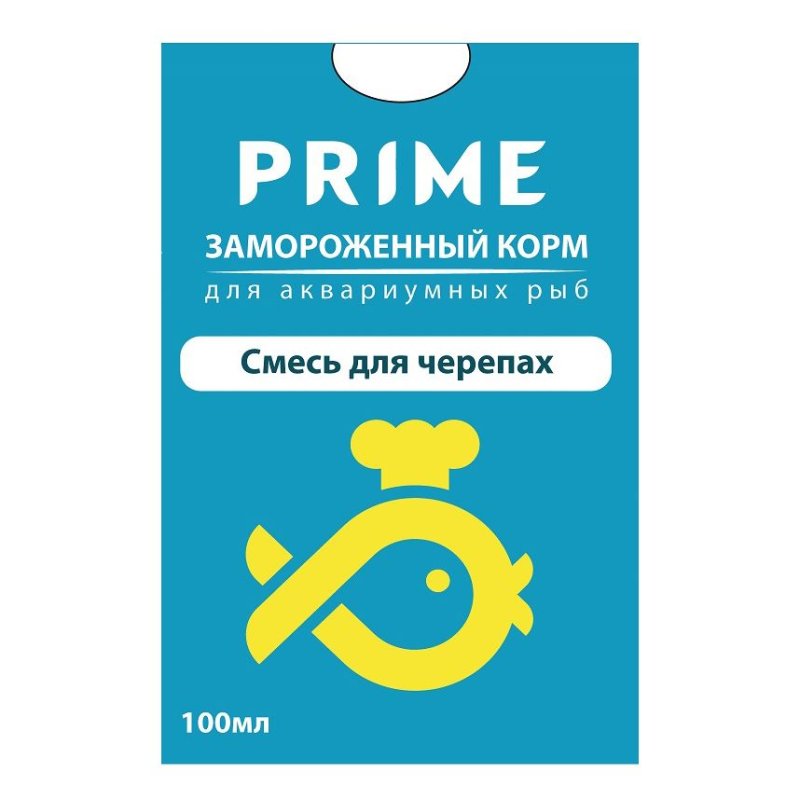 Корм для рыб PRIME Смесь для черепах в блистере 100мл