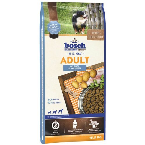 Сухой корм для собак Bosch Adult, при чувствительном пищеварении 15 кг