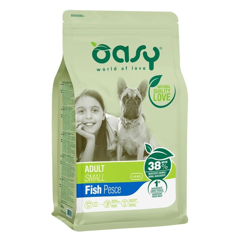 OASY Oasy Dry Dog Adult Small Fiish сухой корм для взрослых собак мелких пород с рыбой