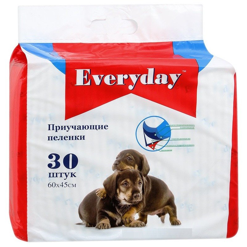 Everyday впитывающие пеленки для животных 60 х 45 см