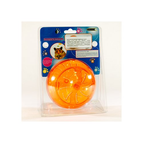Прогулочный шар для грызунов Kredo , 12,5см, Цвет оранжевый