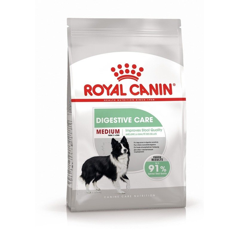 ROYAL CANIN Royal Canin Medium Digestive Care полнорационный сухой корм для взрослых собак средних пород с чувствительным пищеварением - 3 кг