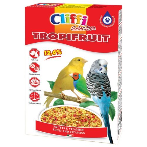 Cliffi корм Selection Tropifruit для зерноядных птиц, 300 г
