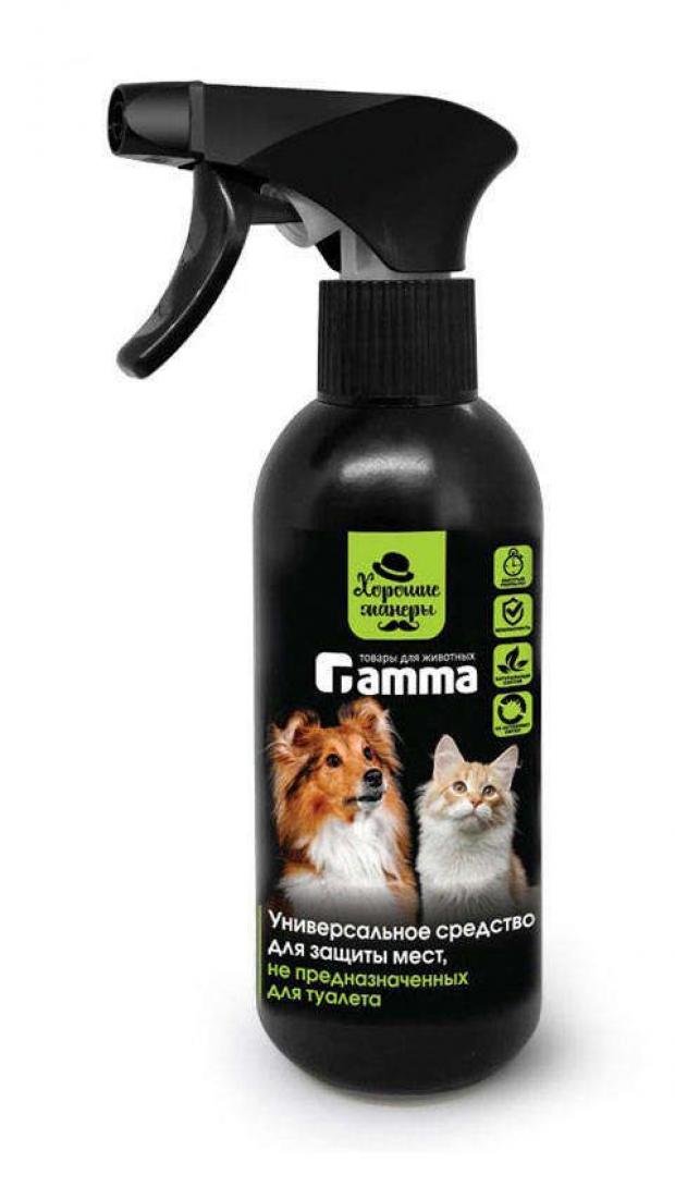 Спрей для кошек Gamma Хорошие манеры приучение к туалету, 250 мл
