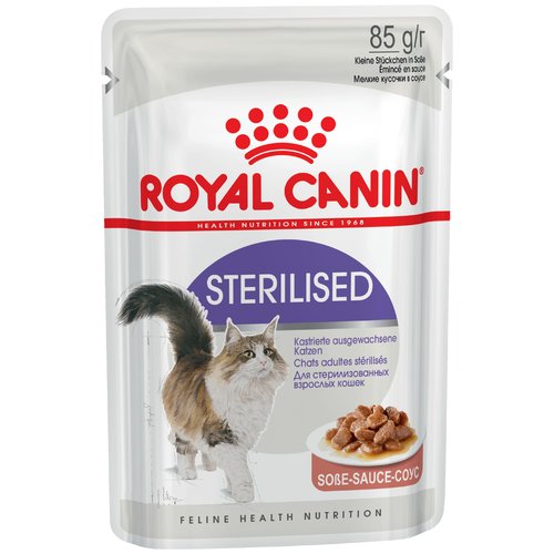 Влажный корм для стерилизованных кошек Royal Canin Sterilised (в соусе) 34 шт. х 85 г (кусочки в соусе)
