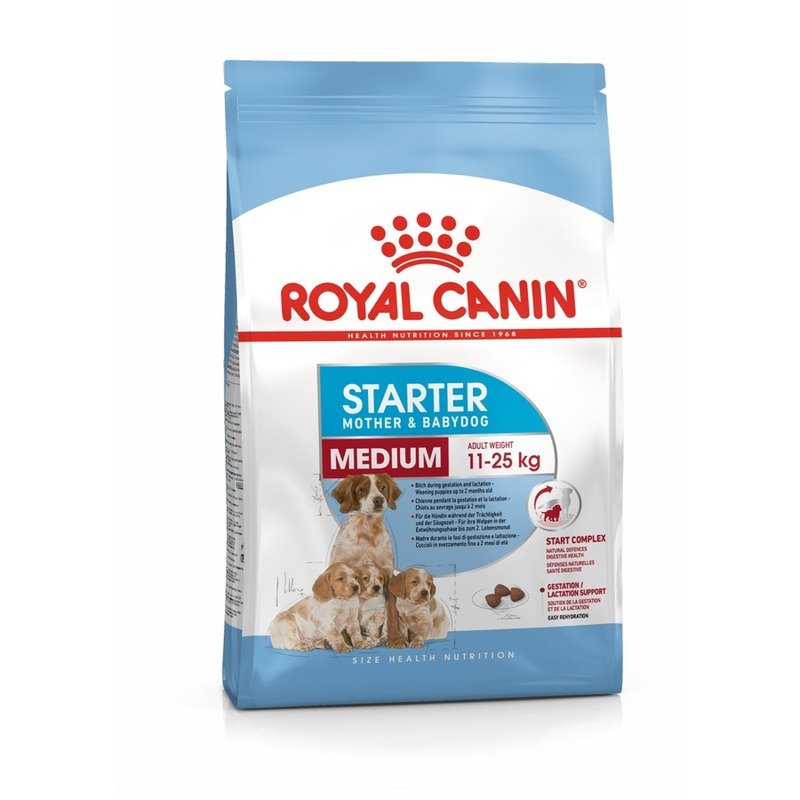 ROYAL CANIN Royal Canin Medium Starter Mother & Babydog для щенков до 2 месяцев, беременных и кормящих собак средних пород