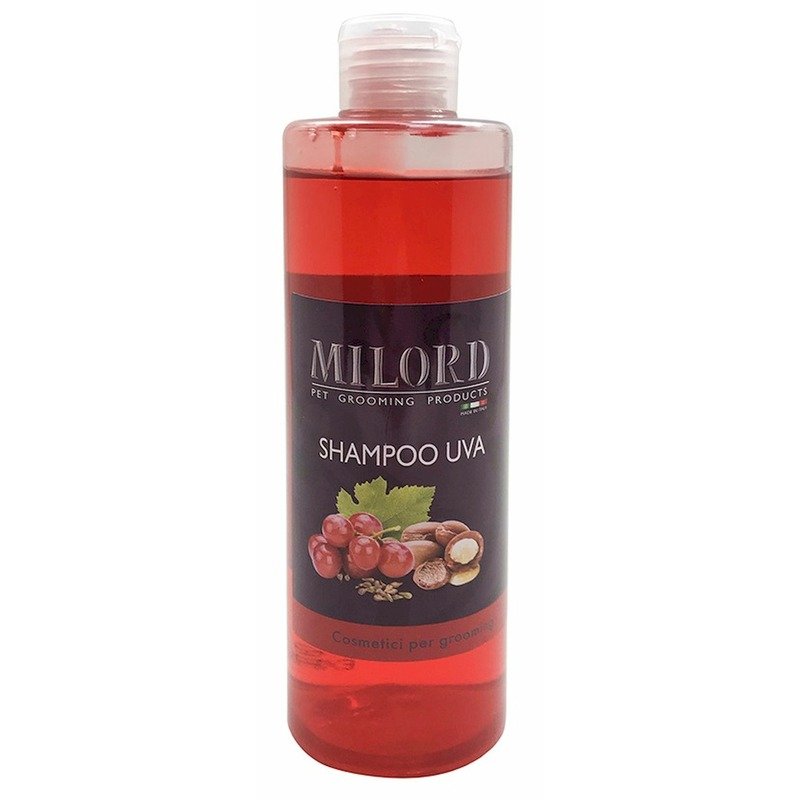 Milord Shampoo Argan e Uva шампунь \'Арган и Виноград\' для собак и кошек, очищающий, с пантенолом и маслом арганы - 300 мл