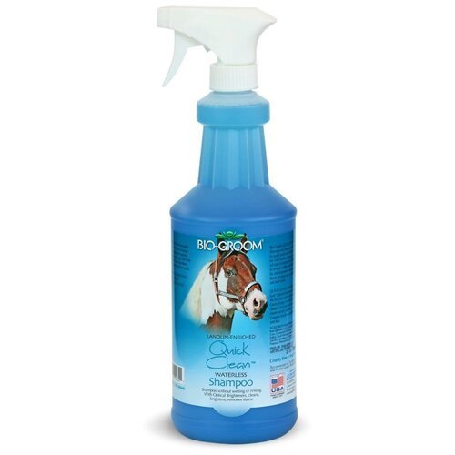 Bio-Groom Quick Clean шампунь без смывания для лошадей, 946 мл