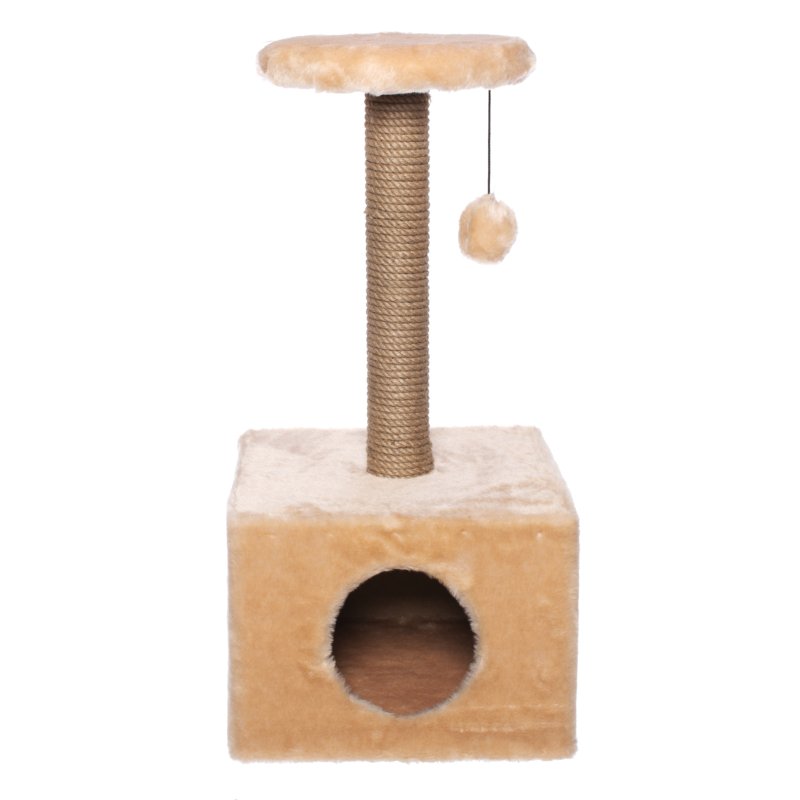 Yami-Yami Yami-Yami домик 'Комфортный мини' квадратный с помпоном, джут (5,94 кг)