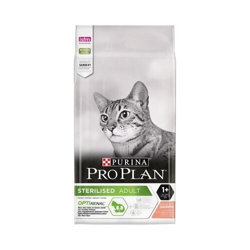 Сухой корм PRO PLAN Sterilised для стерилизованных кошек с лососем, 3 кг (2 шт.)