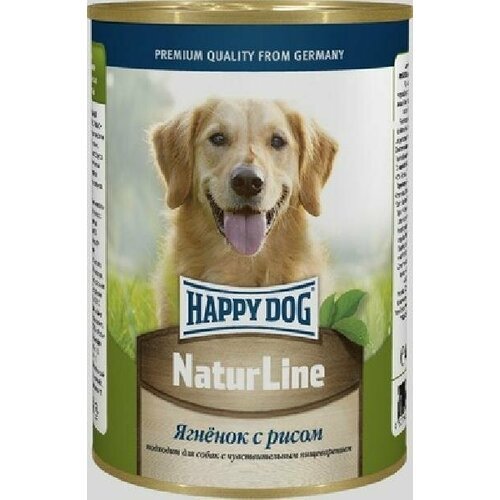 Happy dog Кусочки в фарше для собак - ягненок и рис 0,41 кг 49537 (2 шт)