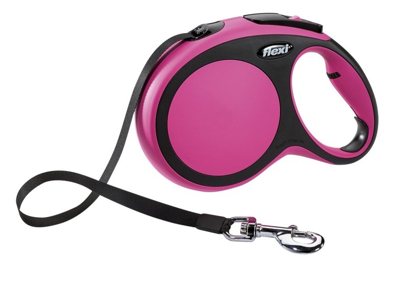 Flexi Flexi рулетка-ремень для собак, розовая (290 г)